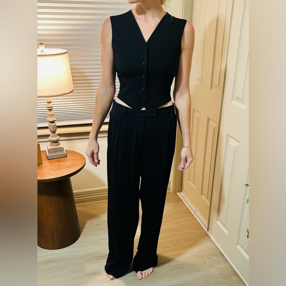 Dolce & Gabbana Black Women's Trousers and Vest Set - Picture 2 of 13